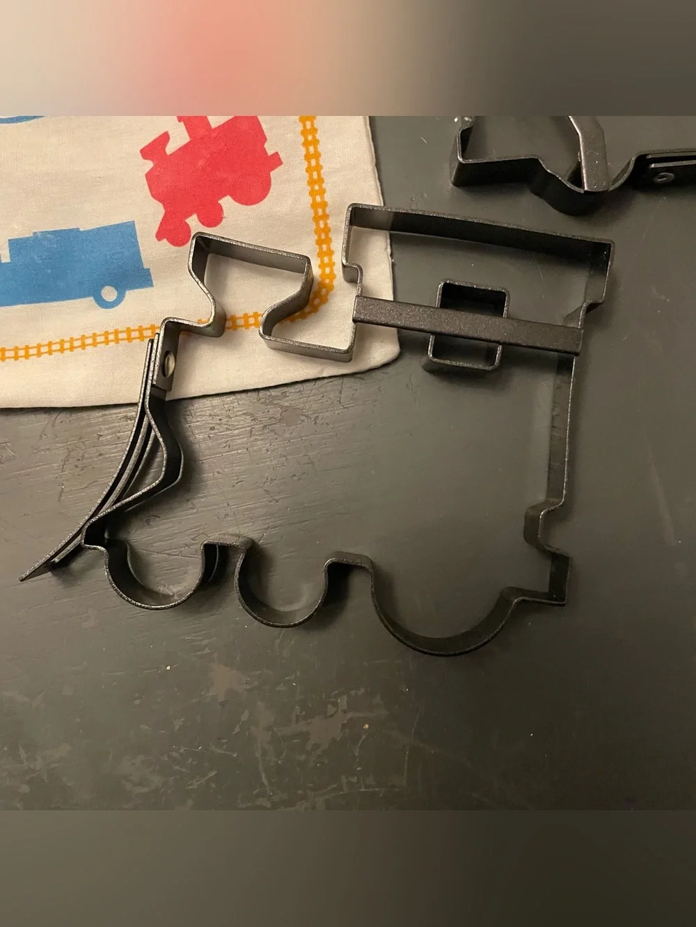 William Sonoma Truck, Train & Plane Pancake Molds with cloth Bag